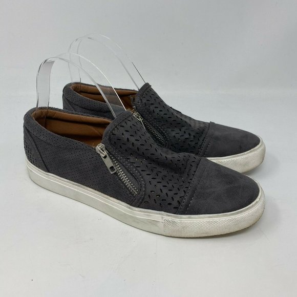 alexa perforated zip sneaker